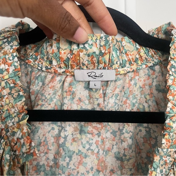 Rails Amal Top in Cassia Floral Blouse - Picture 6 of 10